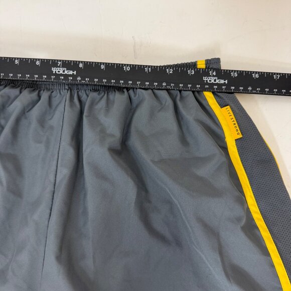 Nike Running Shorts Mens Size L Athletic Gym Training Gray Yellow Dri Fit - Picture 11 of 15